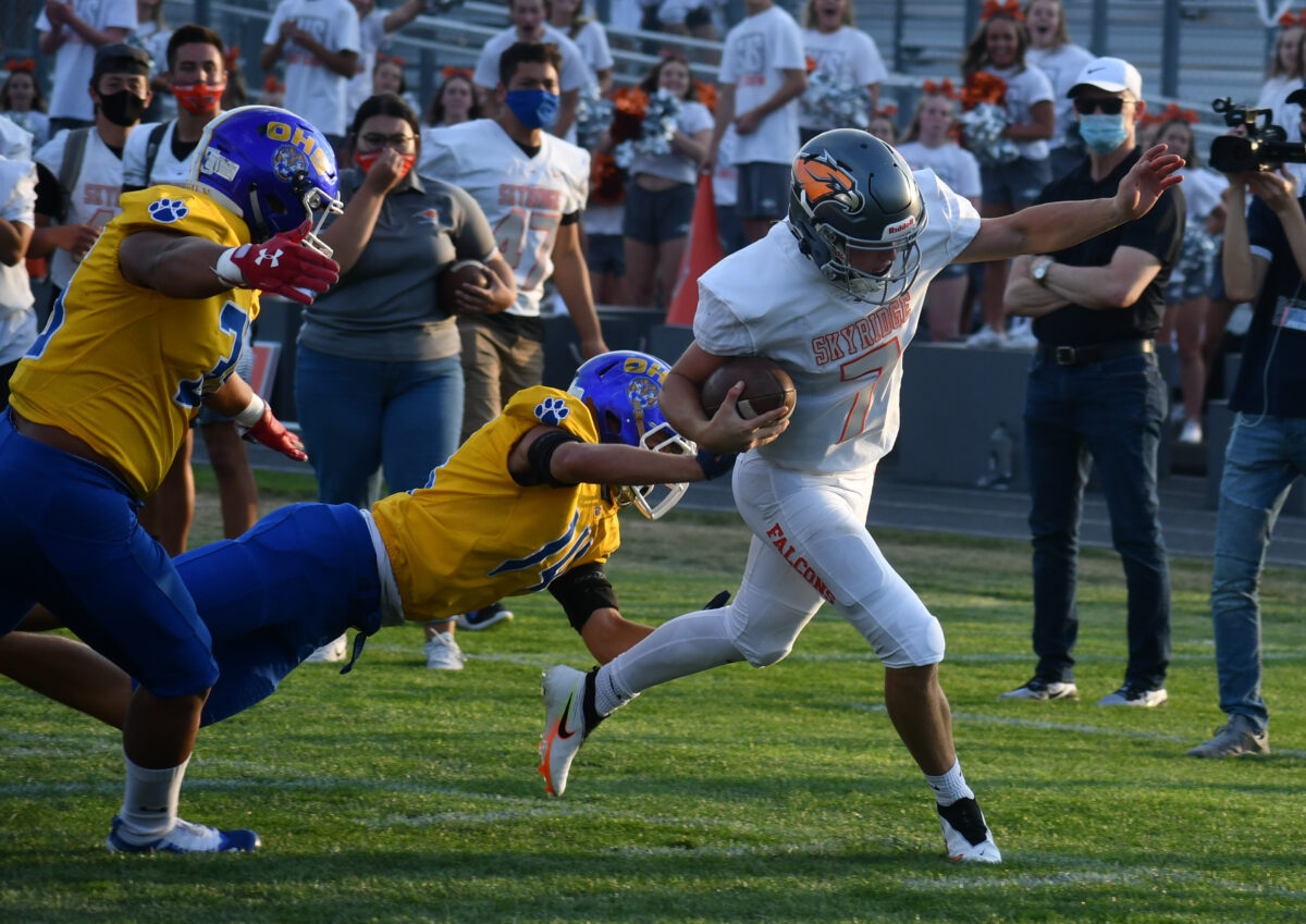 Sky Ridge Football Skyridge football continues impressive start with blowout of Orem ...